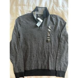 Banana Republic Men's 1/4 Zip Premium Luxe Sweater Size Small NWT
